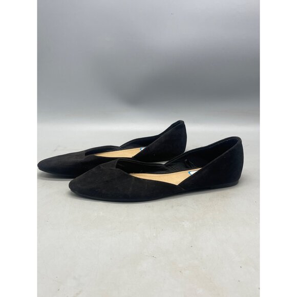 time and tru slip on flats sandals black soft point toe size 8 wide READ - Picture 4 of 6